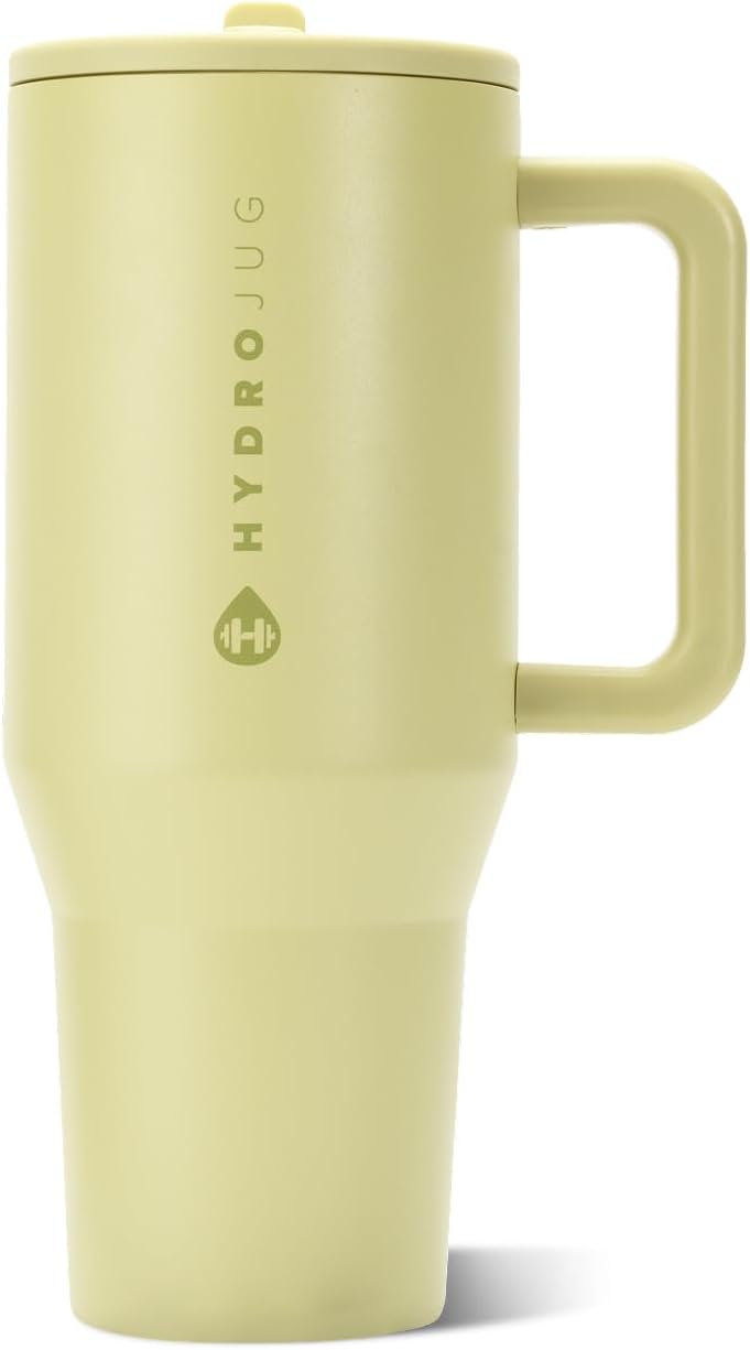 HydroJug Traveler 32oz, Insulated Tumbler with Handle & Straw, Fruit Punch - Image 4