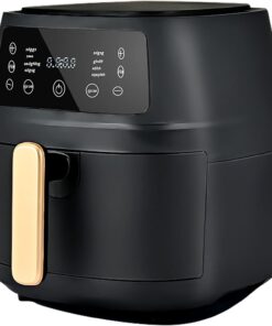 Air Fryer, 6 Qt Air Fryer, Air Fryer Oven With 9 Cooking Functions, Shake Reminder, Powerful 900W Electric Hot Air Fryer Oil-Free Cooker, Dishwasher Safe Nonstick Pan
